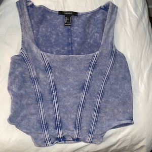Forever 21 Corset-like Top